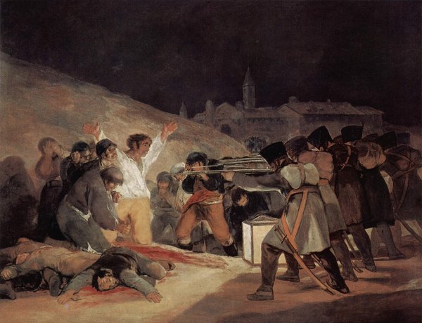 The Executions of Pr�ncipe P�o Hill by Goya