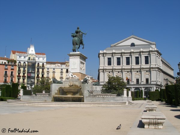 Plaza de Oriente Madrid.