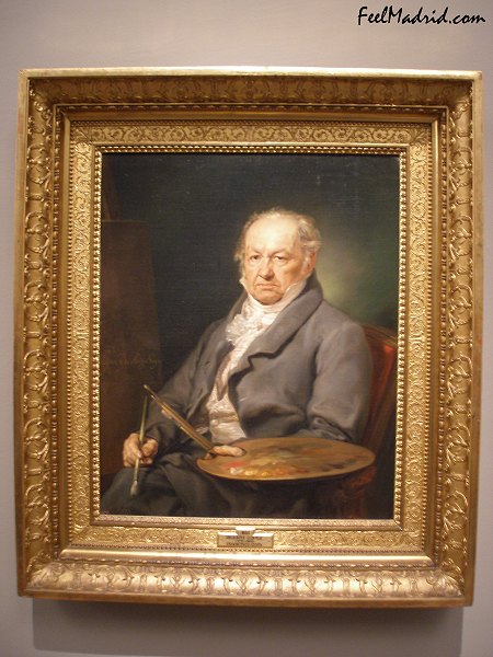 Portrait of Francisco de Goya by Vicente L�pez